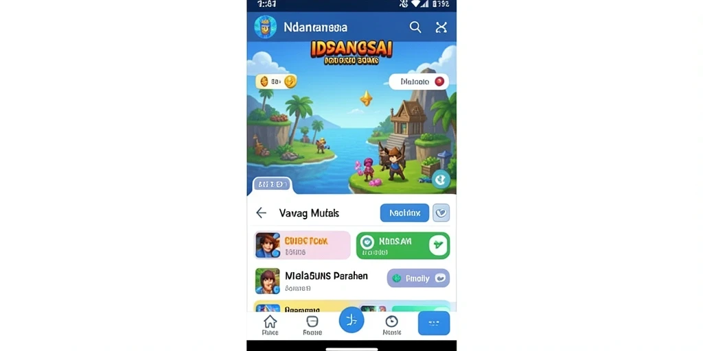 Pengguna sedang menikmati fitur bonus menarik.