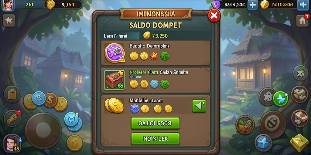 Sistem reward yang menarik setiap kali bermain.