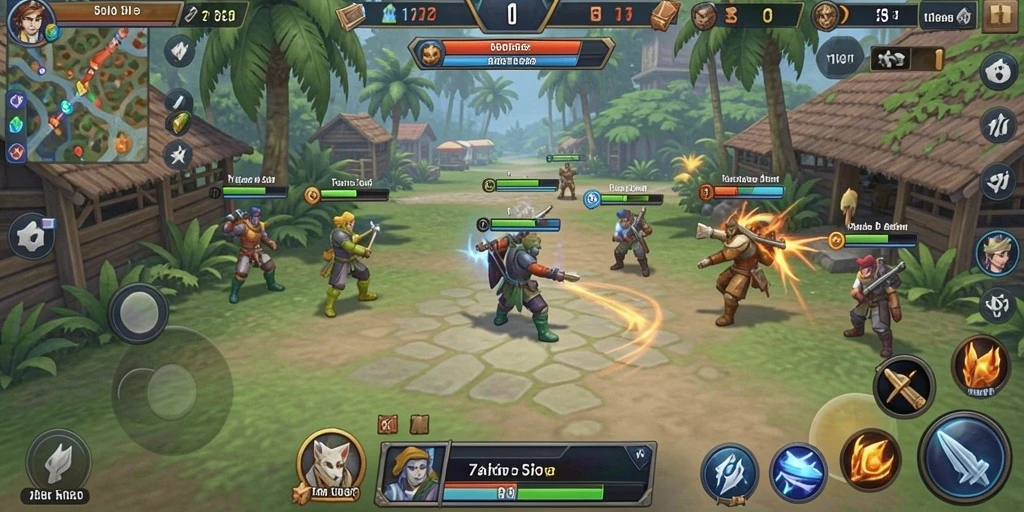 Pemandangan indah dunia Jepang yang dihadirkan dalam game.