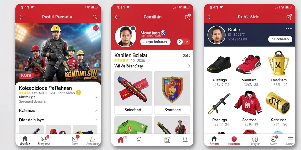 Menu permainan yang beragam dan menarik.